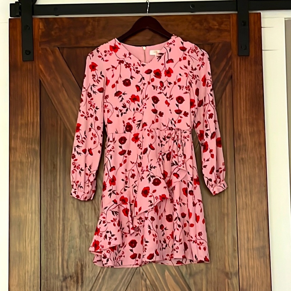 LIKE NEW GIRLS FLORAL FORMAL DRESS